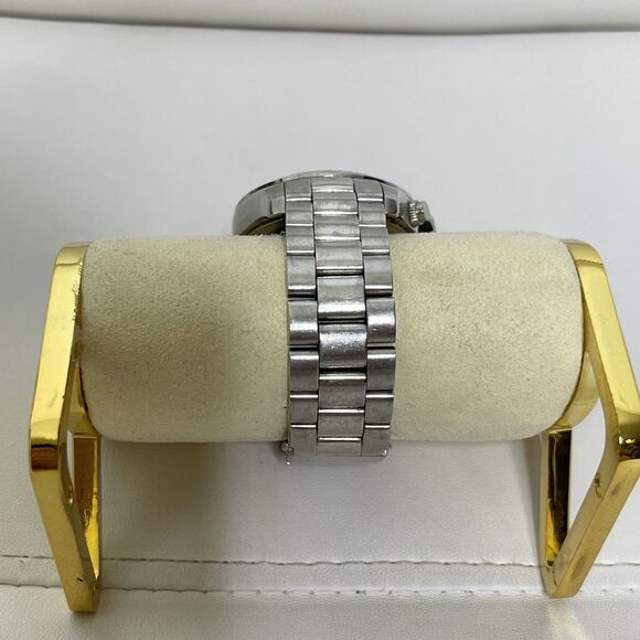 Michael Kors Silver Watch Layton Stainless Steel Chronograph MK5454 Quartz WORKS main image 10